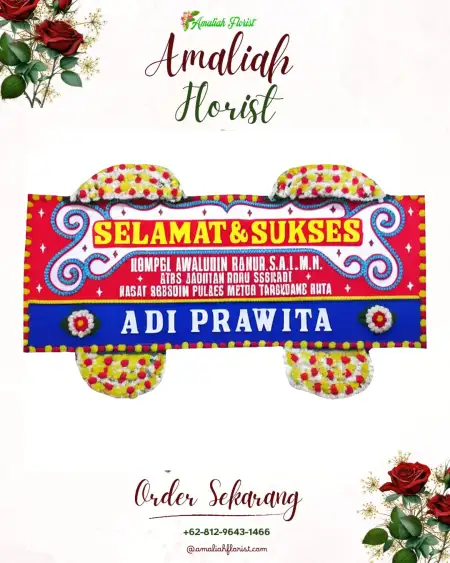 Papan Bunga Ucapan Selamat Wonowoso